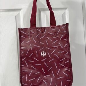lululemon athletica Burgundy Tote Bag